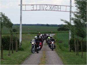 Motorcyklister på väg till Hanksville